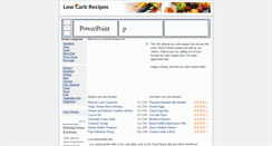 Desktop Screenshot of lowcarb-recipes.net